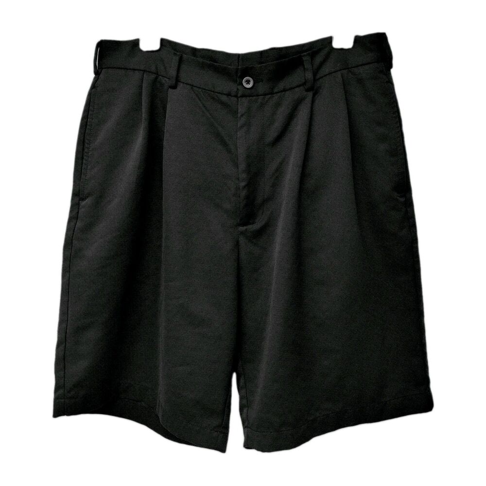 Tommy Armour Men's Black Golf Shorts Size 34 Casual Flat Front